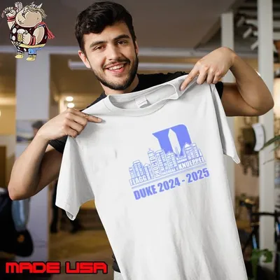 Skyline City Duke Blue Devils Mens Basketball 2024 2025 Players Name Shirt