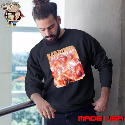 Bad Bunny body graphic Sweatshirt