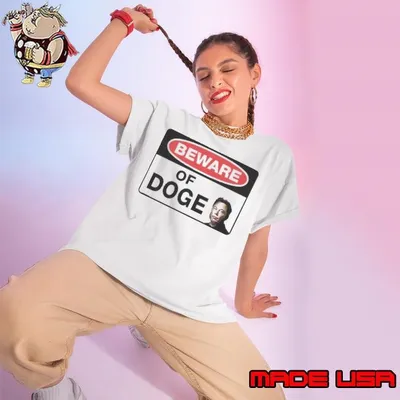 Beware Of Doge Elon Musk Ladies tee