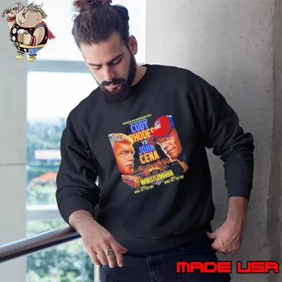 Cody Rhodes Vs John Cena Wrestlemania Sweatshirt