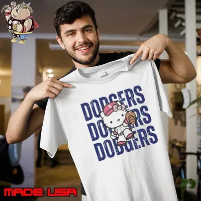 Dodgers Baseball Hello Kitty Shirt