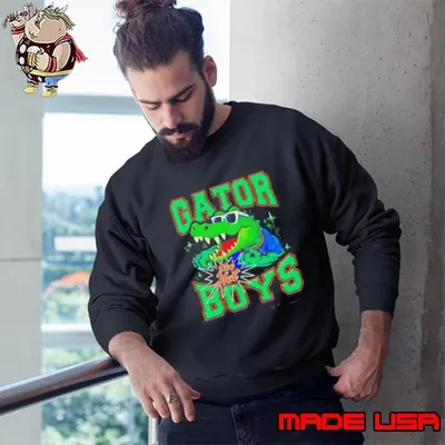 Gator Boys Stay Hot Florida Gators National Champions Mascot Sweatshirt