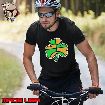 Green and gold basketball shamrock shirt