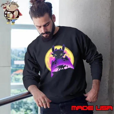 How to Train Your Dragon king of the dragons moon Sweatshirt
