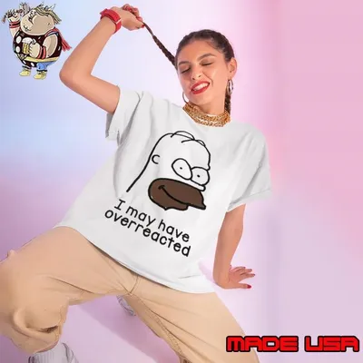 I may have overreacted simpson Ladies tee