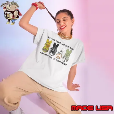 May The Force Be With You And With All Of Your Peeps Star Wars Day 2025 Ladies tee