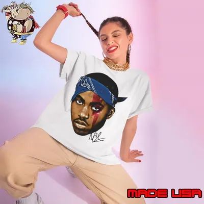 NAS Rapper Face Signature Ladies tee
