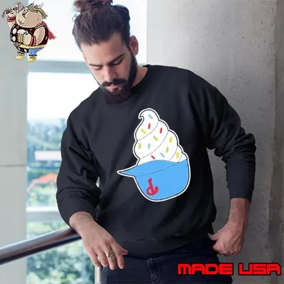 Philadelphia Phillies ice cream helmet Sweatshirt