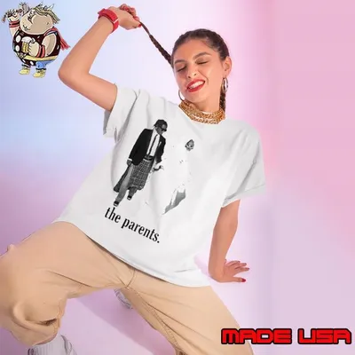 Rihanna wearing The Parents Ladies tee