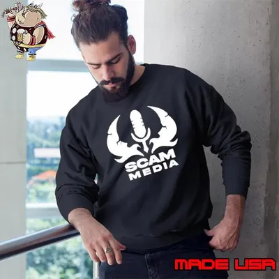 Scam Media logo Sweatshirt