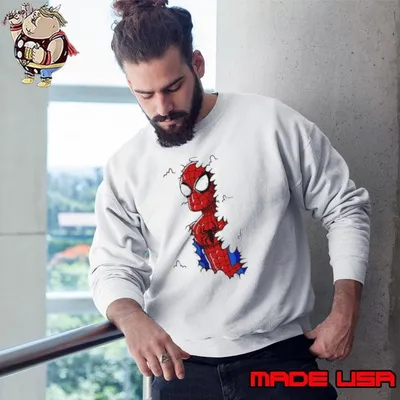 Spider Man in a Hedge cartoon shirt