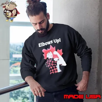 Strong Woman Canadian Elbows up Sweatshirt