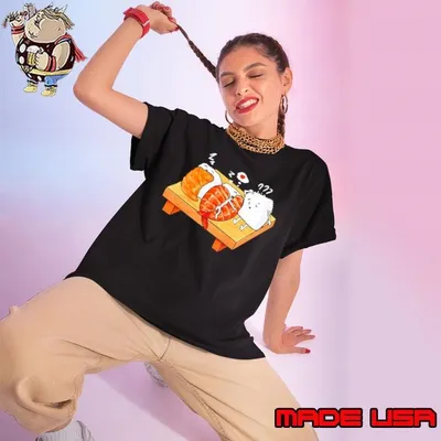 Sushi Slumber cute Ladies tee