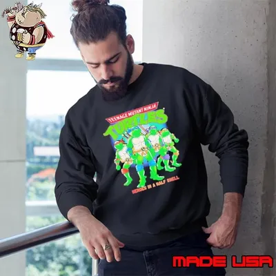 Teenage Mutant Ninja Turtles heroes in a half shell shirt