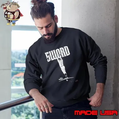 Trevor Bauer Los Angeles Dodgers Outage Sword Vintage Sweatshirt