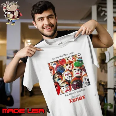 Anxiety has many faces but there is only one Tablets Xanax 90’s vintage shirt