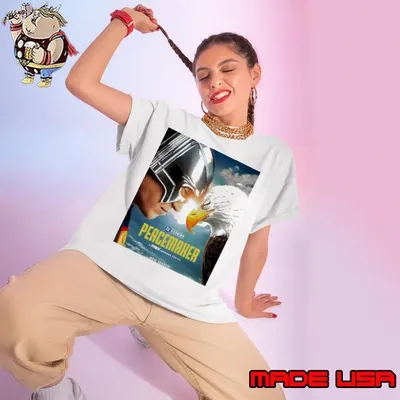 DC Peacemaker new season poster Ladies tee