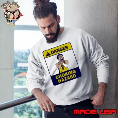 Danger Choking Hazard Tyrese Haliburton cartoon Sweatshirt