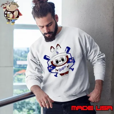 Dodgers Baseball Labubu Mascot Labubu LA Dodgers Sweatshirt