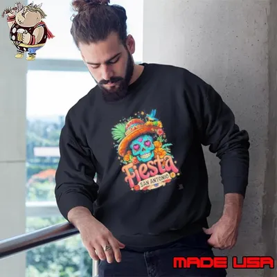 Fiesta Squad San Antonio Cinco De Mayo Lets Fiesta Texas Sweatshirt