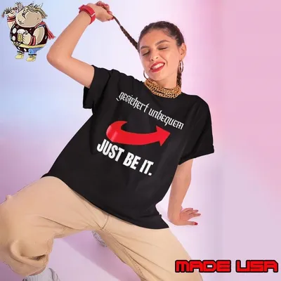 Gesichert unbequem just be it Ladies tee