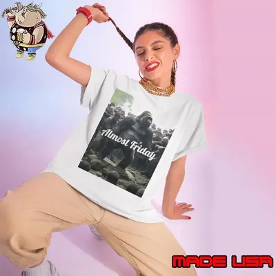 Gorilla Fight Almost Friday Ladies tee