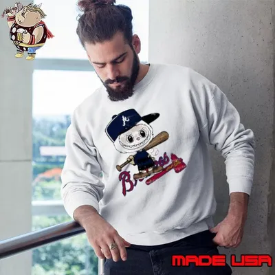 Labubu Charlie Brown Atlanta Braves shirt