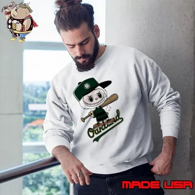 Labubu Charlie Brown Oakland Athletics shirt