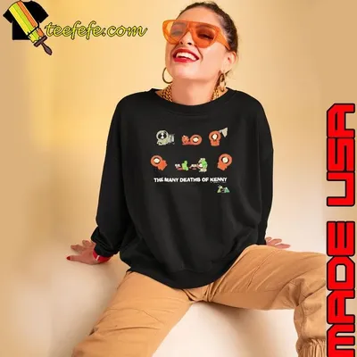 Logotel South Park The Many Deaths Of Kenny 1998 Sweatshirt
