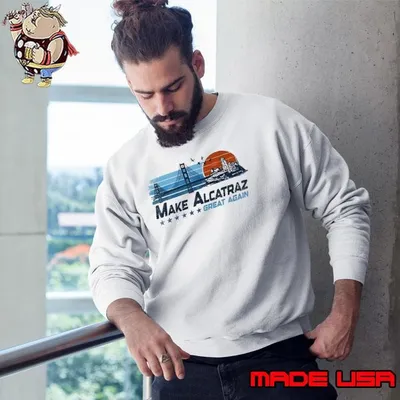 Make Alcatraz Great Again Trump Stars Sunset shirt