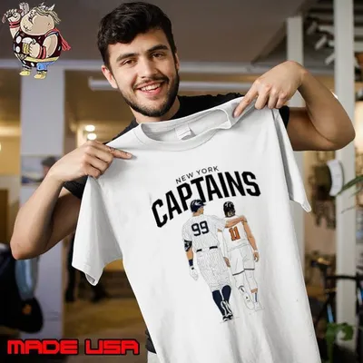 New York Captains Aaron Judge and Jalen Brunson back shadow shirt