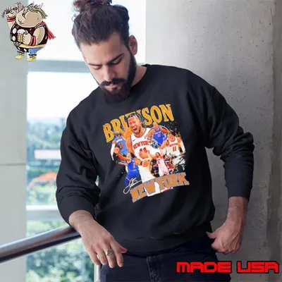 New York Knicks fans Jalen Brunson New York signature Sweatshirt