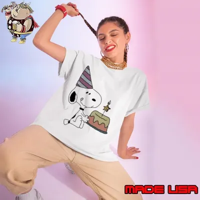 Nieve Ella Snoopy Young And Naive x Dog Ladies tee