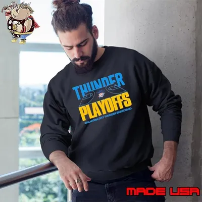 Oklahoma City Thunder basketball court NBA playoffs Sweatshirt