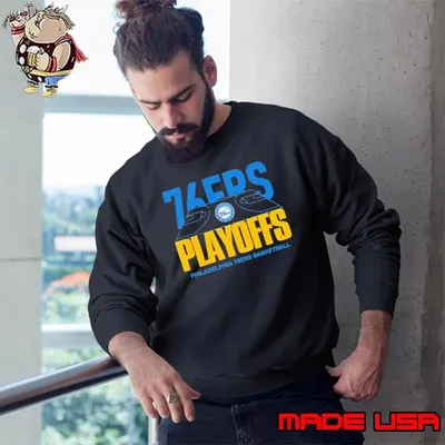Philadelphia 76ers basketball court NBA playoffs Sweatshirt