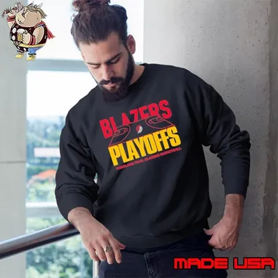 Portland Trail Blazers basketball court NBA playoffs Sweatshirt