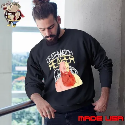 Rugged Vic Craig professional wrestler Deathmatch Reaper Sweatshirt