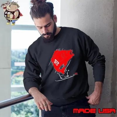 Sebastian Aho Carolina Hurricanes Hockey Fish 20 Sweatshirt