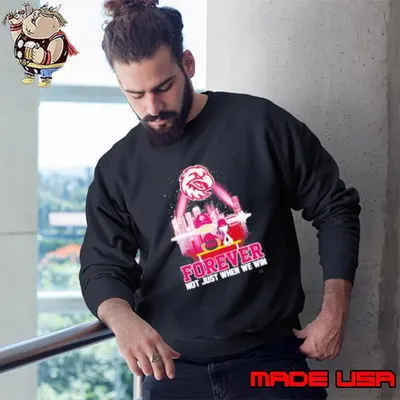Snoopy and Charlie Manly Warringah Sea Eagles forever not just when we win Sweatshirt