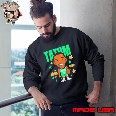 Tatum Jayson Tatum Boston Celtics signature caricature Sweatshirt