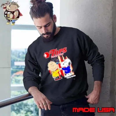 Tops Friendly Markets Charlie Brown and Snoopy Sweatshirt