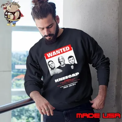 Wanted Kneecap if one has any information call shirt