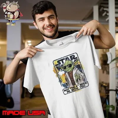 Yoda may the 4th beer be with you shirt