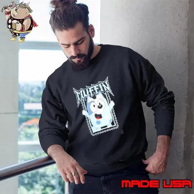 Bluey Muffin Metal Sweatshirt