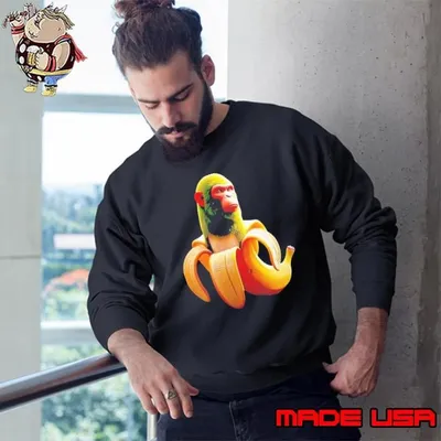 Chimpanzini Bananini Brainrot character meme Sweatshirt