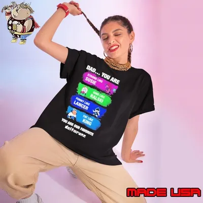 Dad you are strong like Susie kind like Ralsei like Lancer our favorite Deltarune shirt
