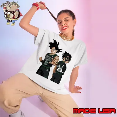 Dragon Ball Goku x Boston Celtics Vintage Ladies tee