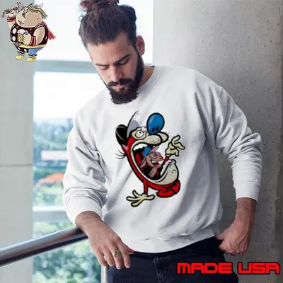 Fitted Madness cartoon mascot Sweatshirt