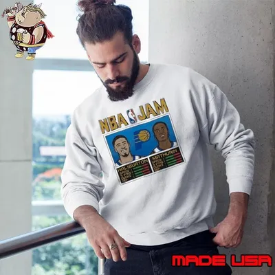 Haliburton and Mathurin NBA Jam shirt