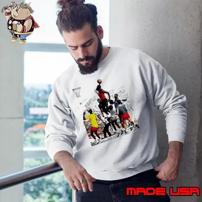 Michael Jordan street basketball game retro shirt